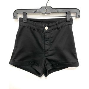 H&M Classic Black High Rise Short